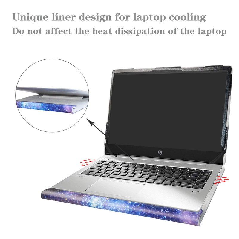 Alapmk Protective Case Cover for HP ProBook 440 G6/ ProBook 440 G7/ ProBook 445 G6/ ProBook 445R G6/ ProBook 445 G7/HP mt22 14" Laptop[Not fit ProBook 440 G5 G4 G3 G2],Galaxy - Image 5